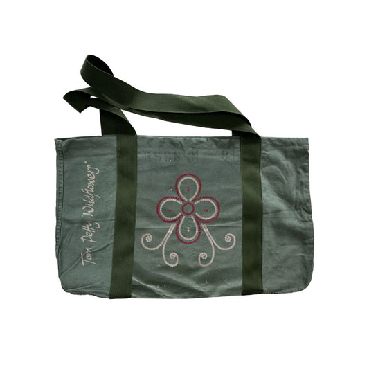 Wildflowers x Lost Love Salvage army Tote