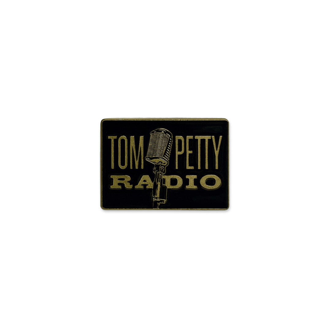 Tom Petty Radio 10th Anniversary Enamel Pin