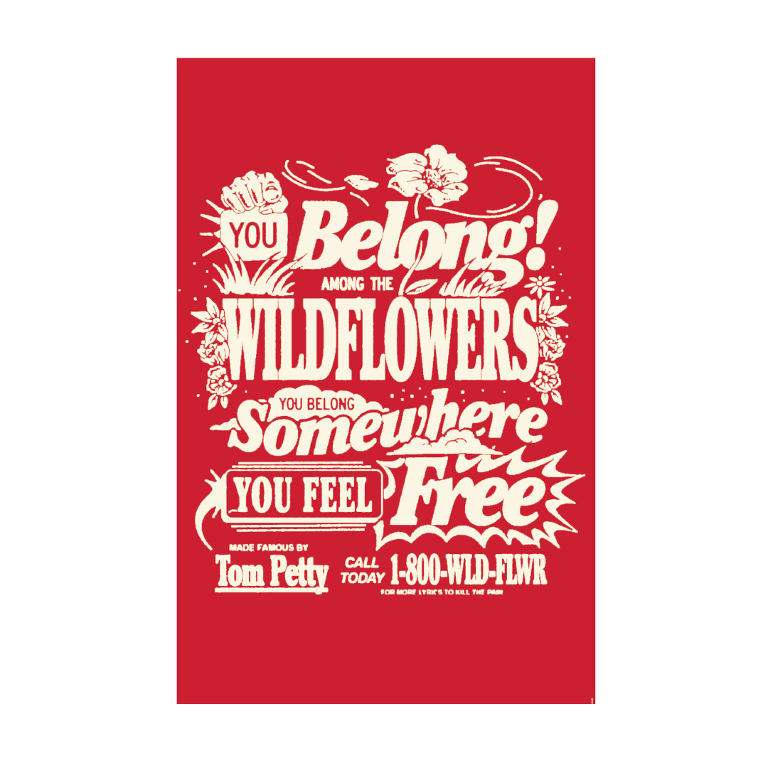 Wildflowers Lyrics Poster