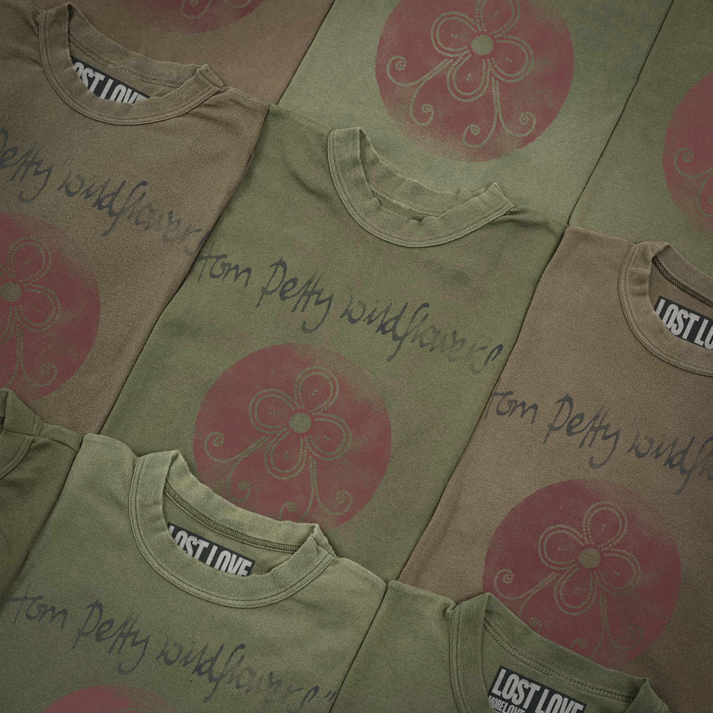 Wildflowers x Lost Love Salvage army tee