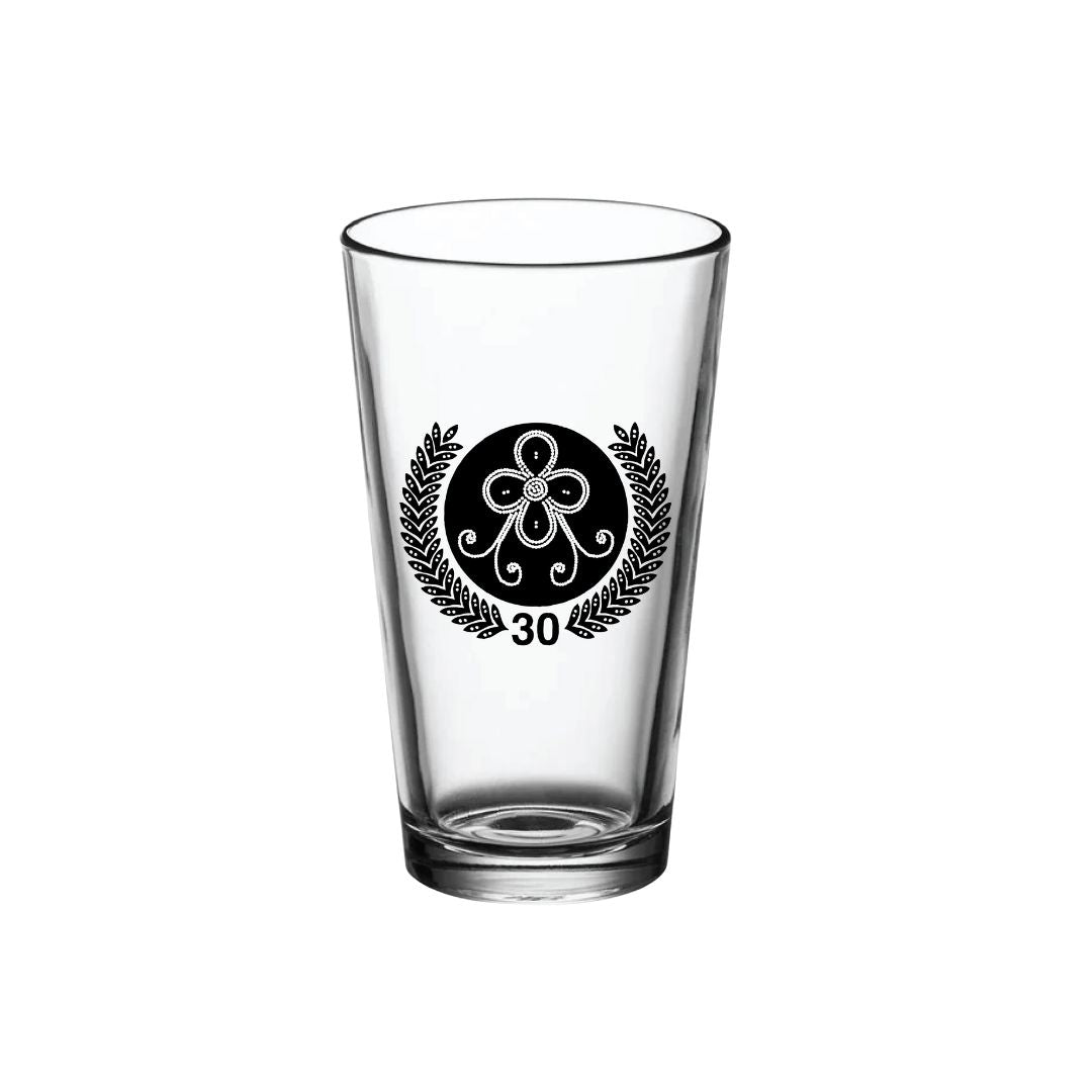 Wildflowers 30th anniversary 16oz Pint Glass