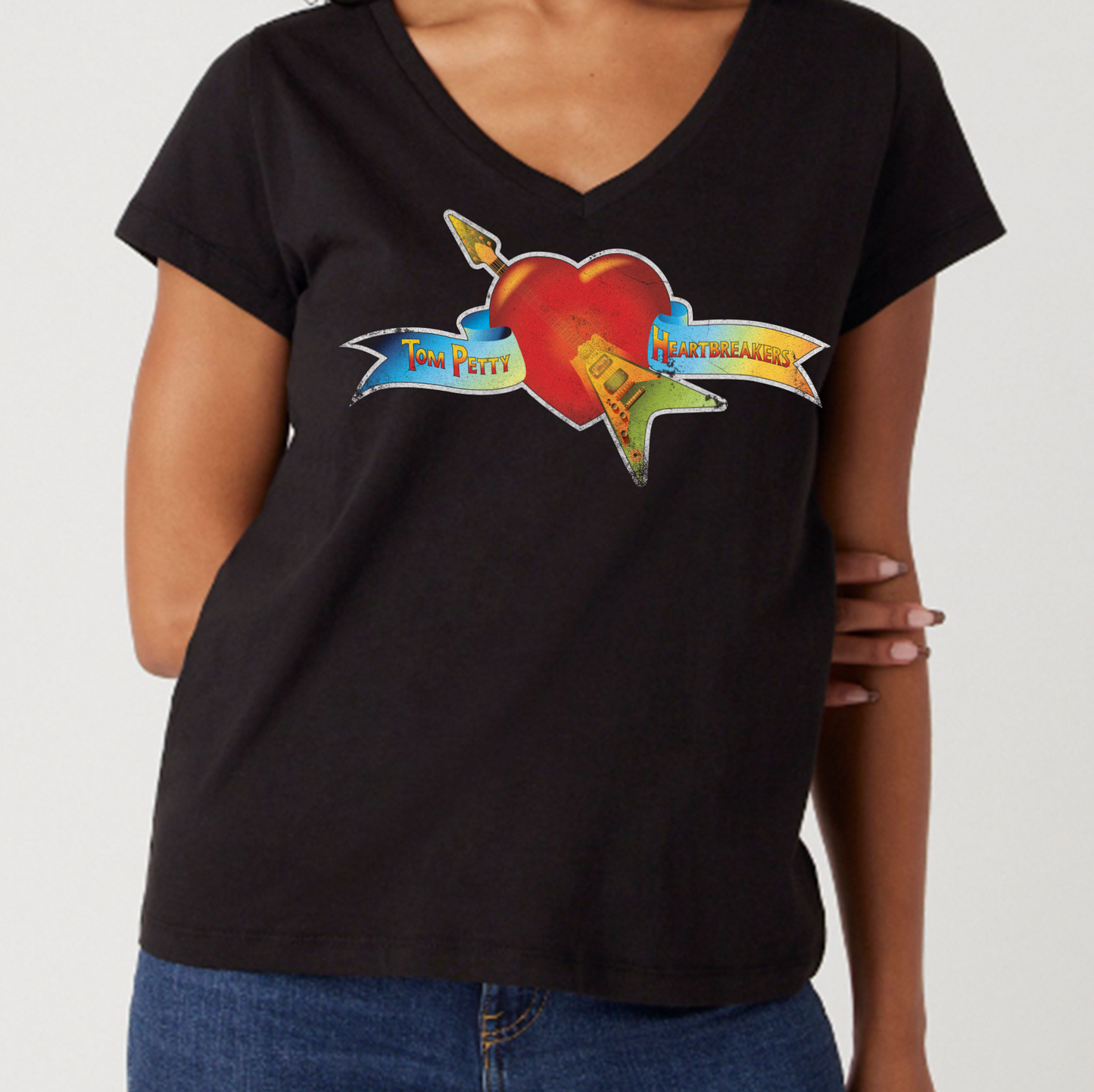 Classic Logo Ladies V-Neck