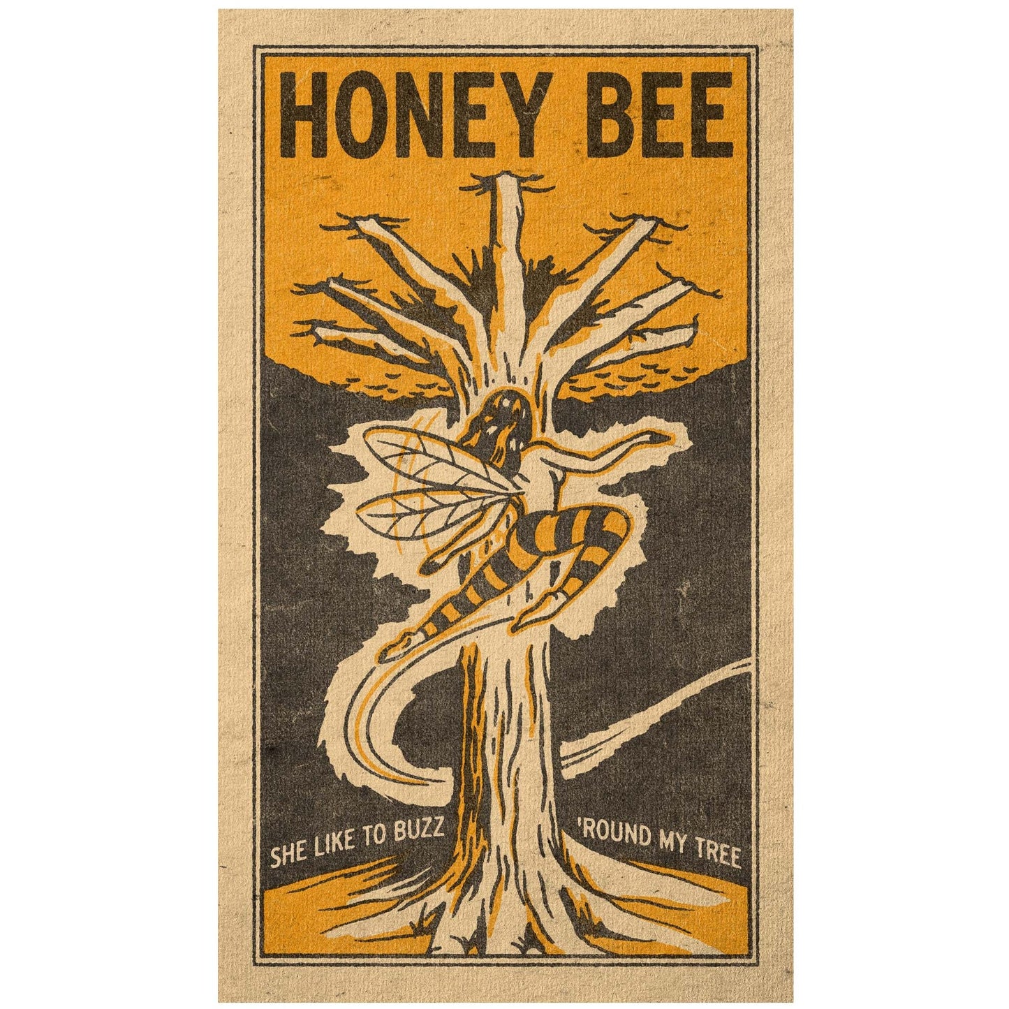 Honey Bee Print