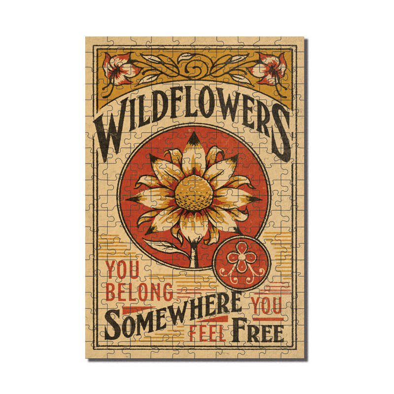 Limited Edition Wildflowers Jigsaw Puzzle
