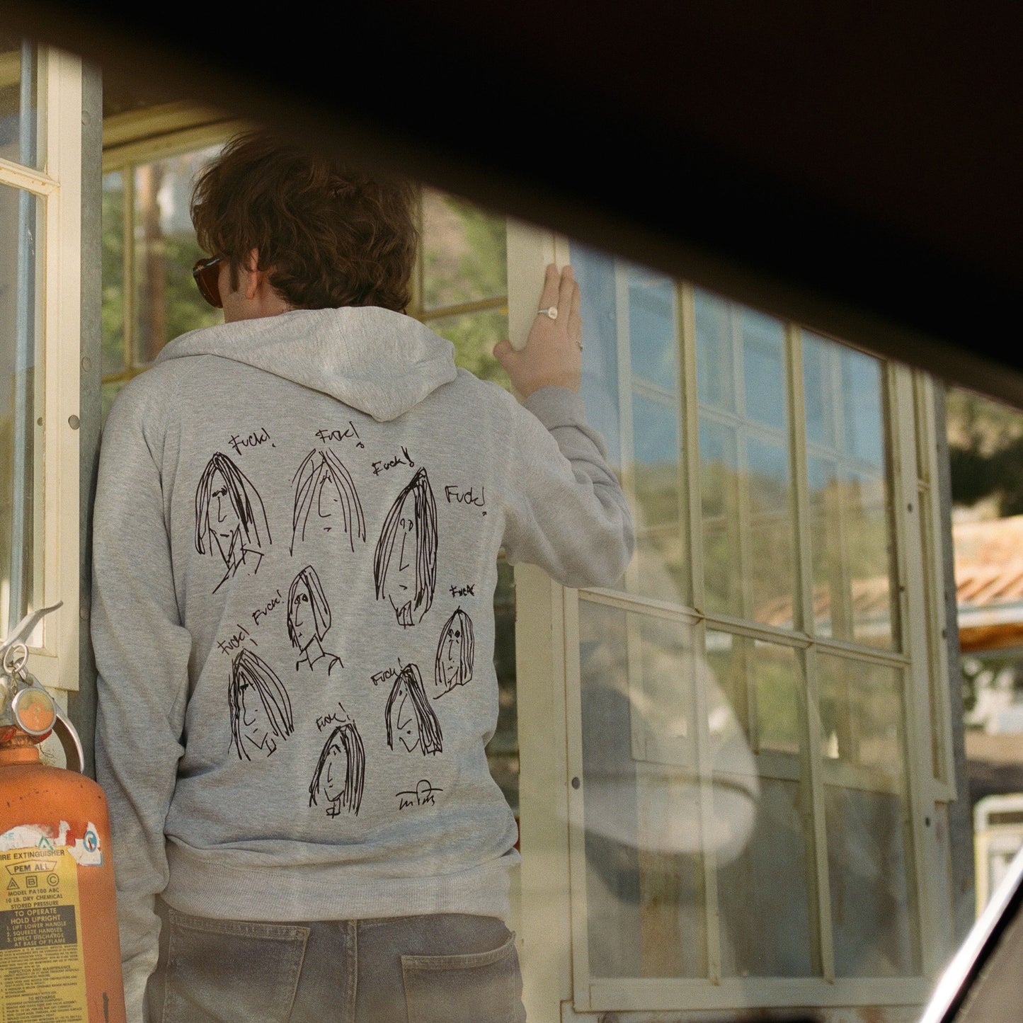 Doodle Zip-Up Hoodie