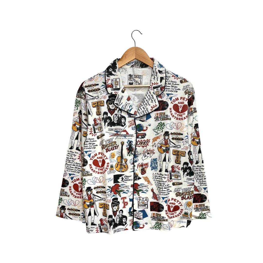 Long After Dark Illustrated Flannel Pajamas