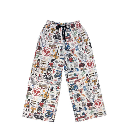 Long After Dark Illustrated Flannel Pajamas