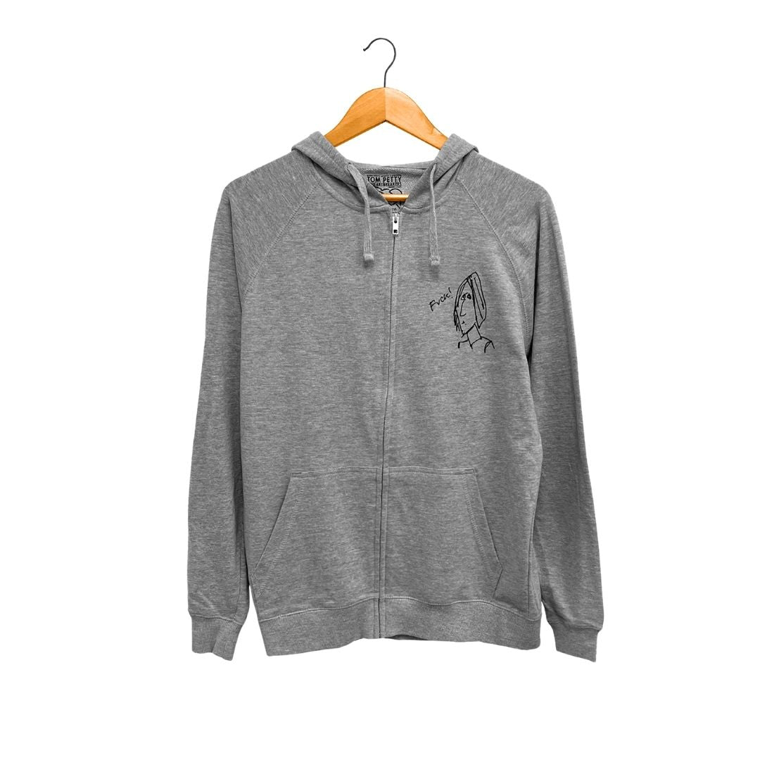 Doodle Zip-Up Hoodie – Tom Petty