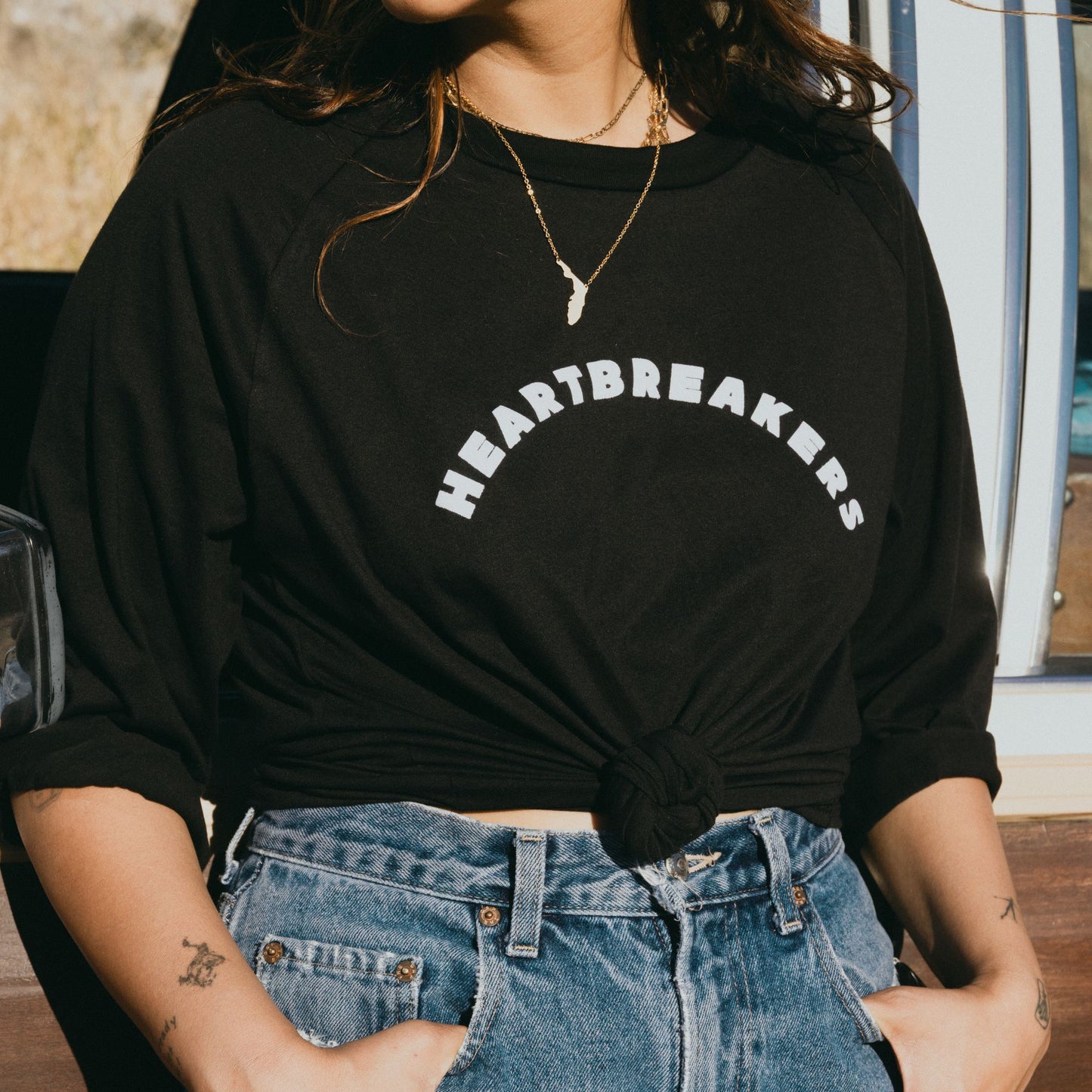 Flocked Heartbreakers Reissue Raglan