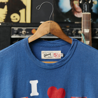 imogene + willie x Gibson DIY tee in blue