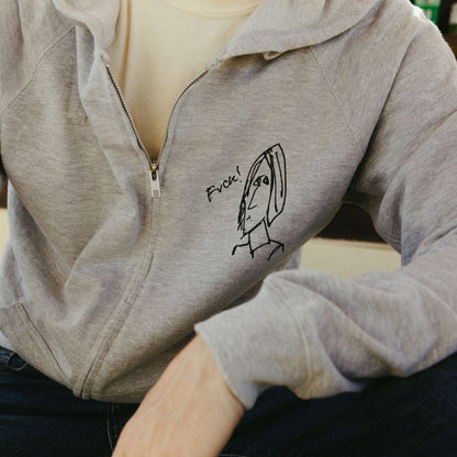 Doodle Zip-Up Hoodie