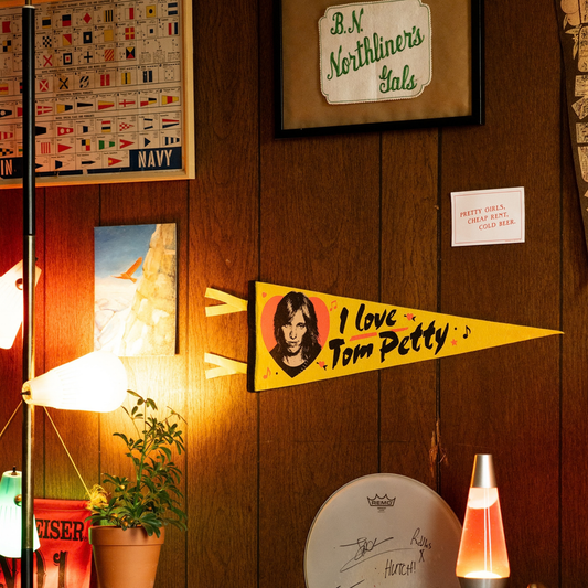 I Love Tom Petty Pennant • Tom Petty x Oxford Pennant