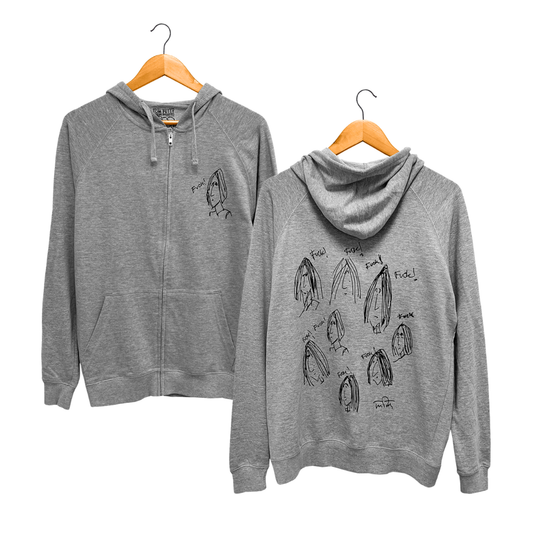 Doodle Zip-Up Hoodie