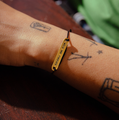 Lyric String Bracelet Set (Pack of 3)