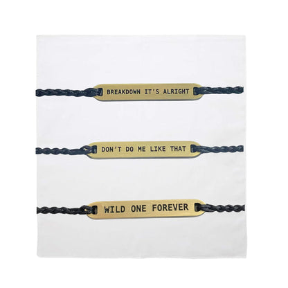 Lyric String Bracelet Set (Pack of 3)