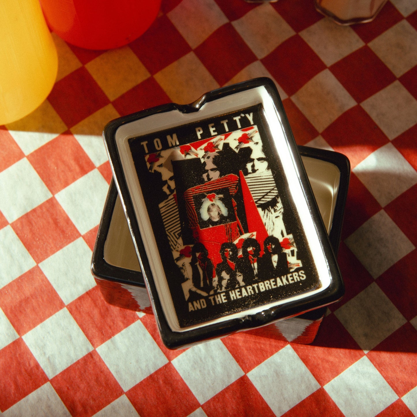 1976 collage ashtray & stash Box
