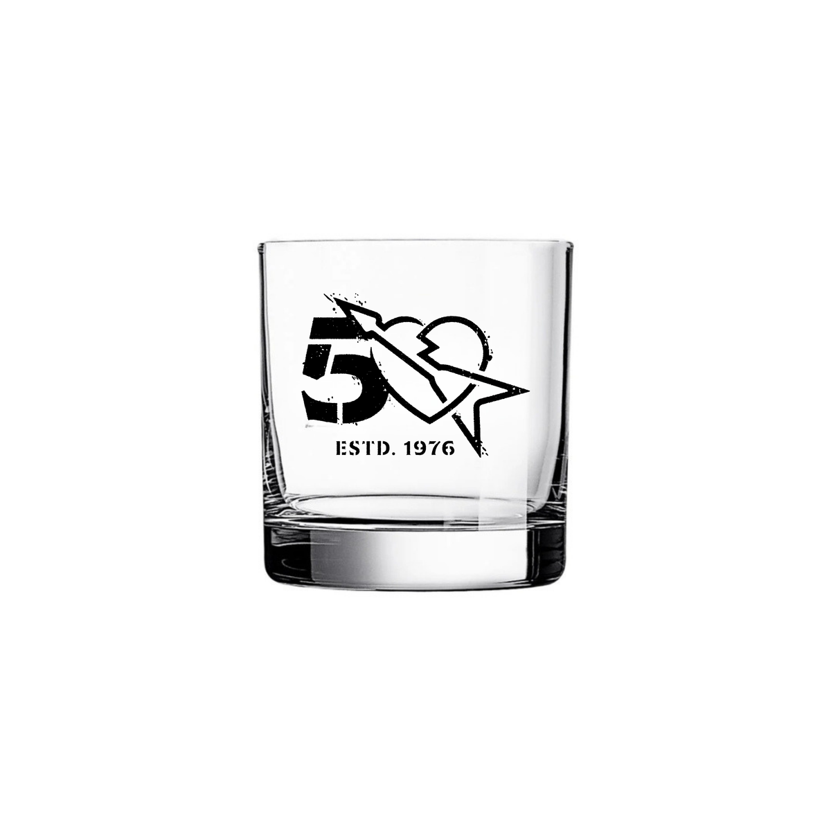 50th Anniversary Whiskey Glass
