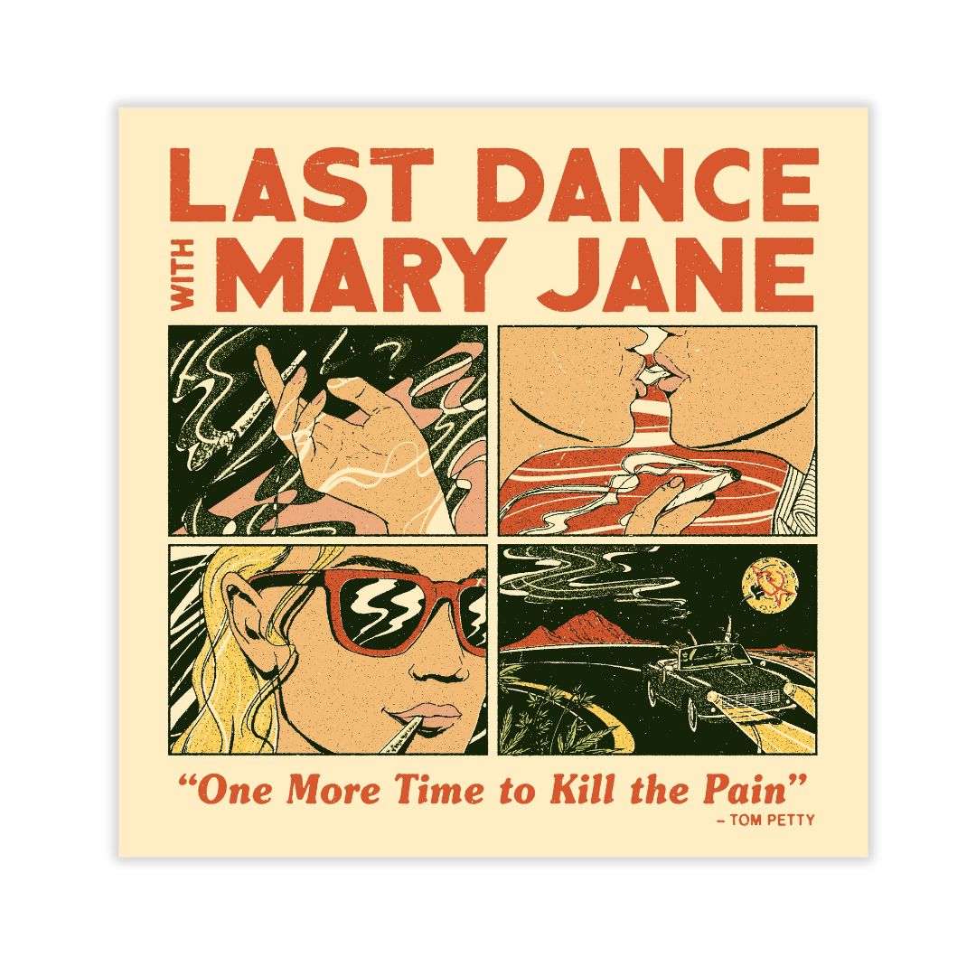 Last Dance with Mary Jane Illustrated Poster