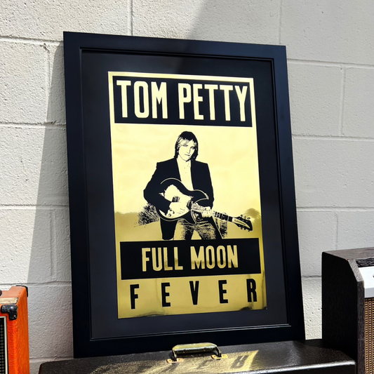 'Full Moon Fever' 35th Anniversary Gold Poster