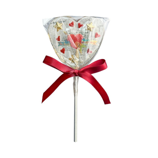 Gourmet Strawberry Logo Lollipop