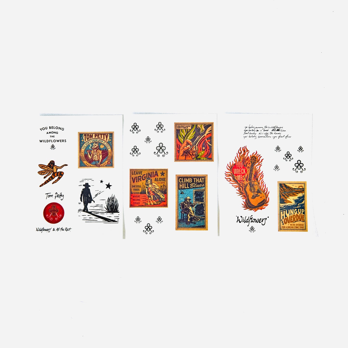 Wildflowers and All the Rest Tattoo Pack