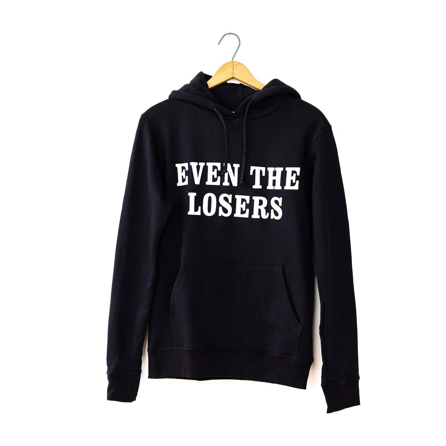 “Even The Losers” Flocked Hoodie