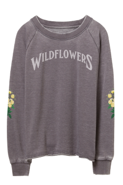 Wildflowers Worn Pullover