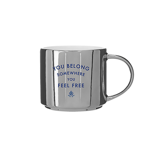 Silver Wildflowers Seasonal Mug